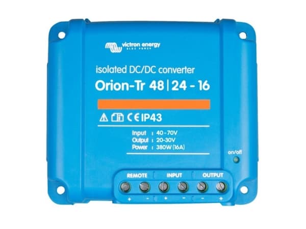 Victron Energy Orion-Tr 48/12-30A DC/DC-sähkönsiirto 48 V/DC - 12 V/DC/40 A 430 W