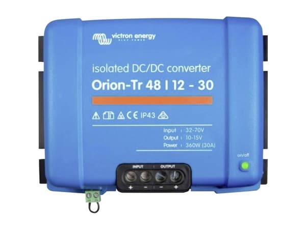 Victron Energy Orion-Tr 48/12-30A DC/DC-sähkönsiirto 48 V/DC - 12 V/DC/40 A 430 W
