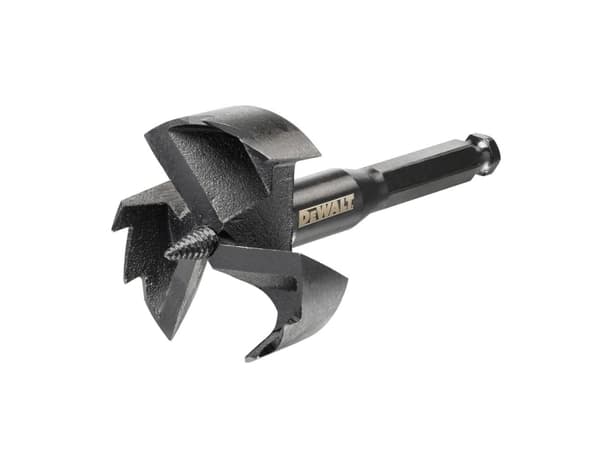 DeWALT DT4585-QZ, Borr, Forstnerborr, Högerrotation, 6,5 cm, Trä, Gul, Svart, Rostfritt stål