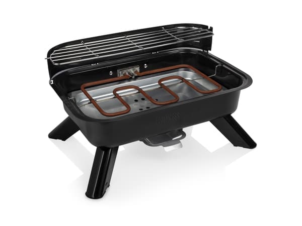 Princess 112252, 2000 W, Barbecue, Elektrisk + kull, 200 °C, 8 person(er), 440 x 285 mm