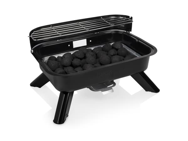 Princess 112252, 2000 W, Barbecue, Elektrisk + kull, 200 °C, 8 person(er), 440 x 285 mm