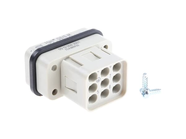Harting 09 12 008 3001 Stiftindsats Han® Q 8 + PE Crimp 1 stk