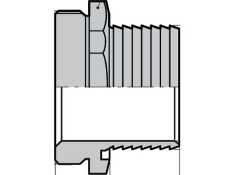 Lapp 52003100, Ruostumaton teräs, Messinki, 1 kpl, -20 - 80 °C