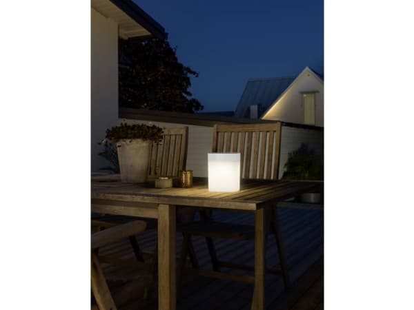 Konstsmide 7806-202, Hvit, Bakgård, Inngang, Hage, Terrasse, Veranda, 1 W, LED, Solar, 195 mm