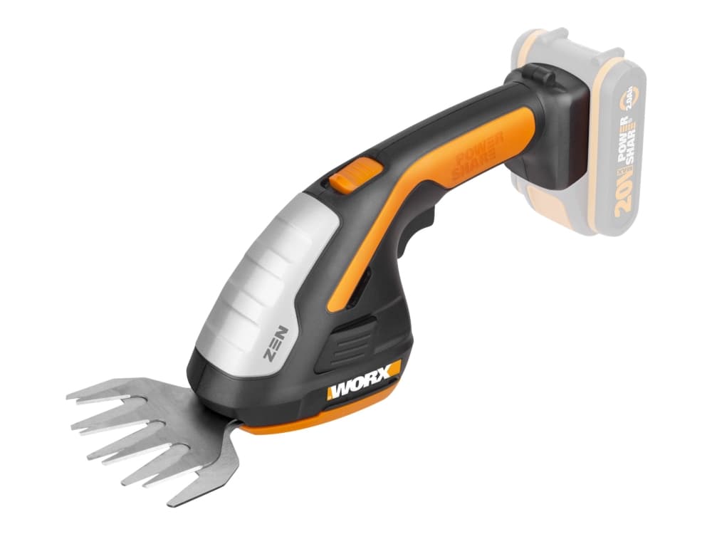 Worx Zen WG801E.9 - Häck-/grässax - sladdlös - inget batteri - 150 g - Utan batteri och laddare