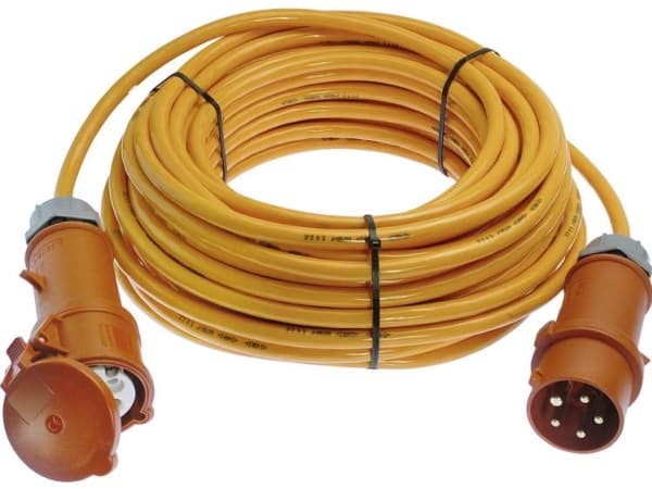 ace - Schwabe 59629 Power Extension Cable Orange 10.00 m