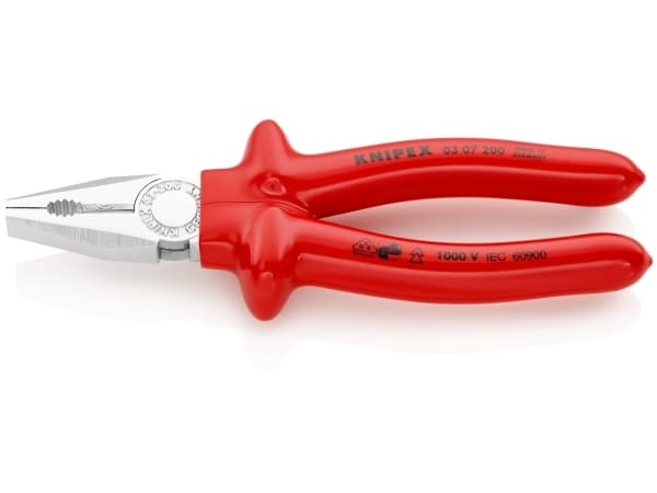 Knipex 03 07 200, Stål, Rød, 200 mm, 339 g