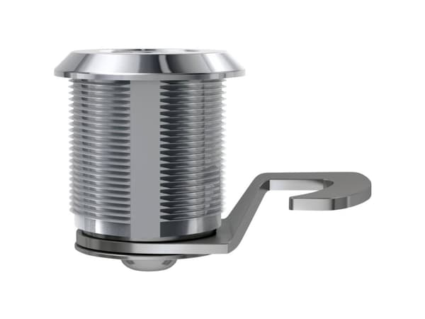 BASI HS 357, postilaatikon lukko, nikkeli, sinkitty metallia
