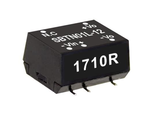 MEAN WELL SBTN01M-12, 10,8 - 13,2 V, 1 W, 12 V, 0,08 A, RoHS, 4560 stk