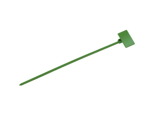 TRU COMPONENTS TC-66646440 Lädermarkör Präglad yta: 20 x 13 mm Grön 100 st