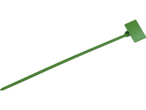 TRU COMPONENTS TC-66646440 Lädermarkör Präglad yta: 20 x 13 mm Grön 100 st