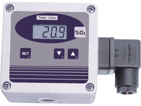 Greisinger Oxy 3690 Ilt-måleapparat 0 - 100 % Ekstern sensor, Ilt-måleapparat, med temperaturmålefunktion