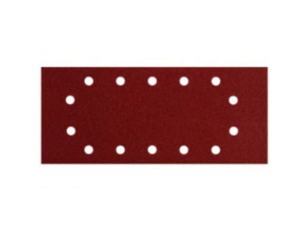 Metabo 624496000, Sandpapper, Metall, Polyester, Rostfritt stål, Stål, Trä, Brun, Röd, Rektangulär, 115 mm, 280 mm