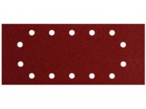 Metabo 624496000, Sandpapper, Metall, Polyester, Rostfritt stål, Stål, Trä, Brun, Röd, Rektangulär, 115 mm, 280 mm