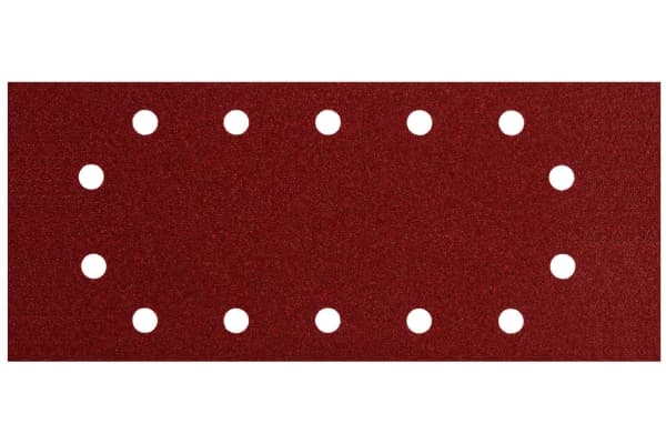 Metabo 624496000, Sandpapper, Metall, Polyester, Rostfritt stål, Stål, Trä, Brun, Röd, Rektangulär, 115 mm, 280 mm
