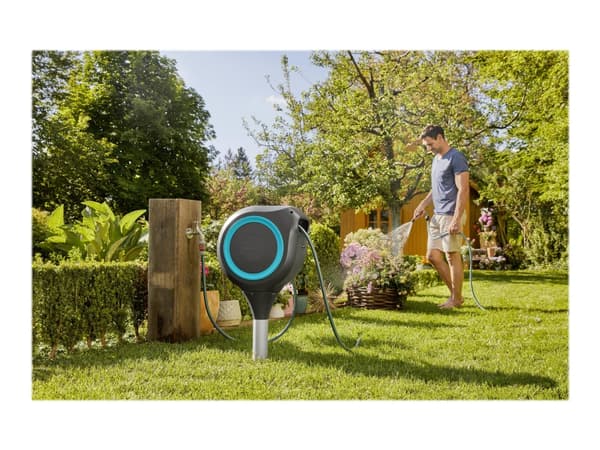 Gardena Haveslangeboks RollUp Turquoise - 20 metriä