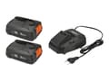 Miniatyrbild 1 av 5: Gardena Startpaket P4A 2x PBA 18V/45 + AL 1830 CV
