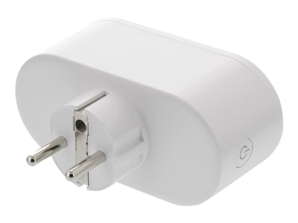 DELTACO SH-P02E - Smartplugg - trådløs - 802.11b/g/n - 2.4 Ghz - hvit