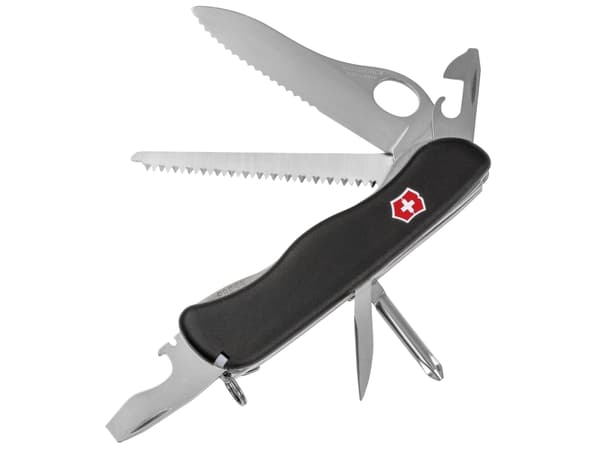 Victorinox Trailmaster, Fällkniv med låsblad, Kniv med flera verktyg, Polyamid, Svart, 12 verktyg, 3,7 mm