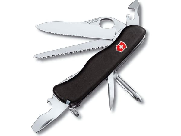 Victorinox Trailmaster, Klappkniv med lås, Multiverktøyskniv, Polyamid, Sort, 12 verktøy, 3,7 mm