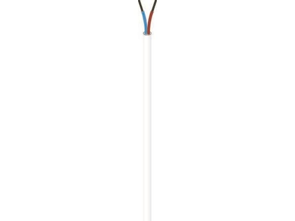 Plastkappeledning PKL H03VV-F 2X0,75 Sort Sp100 - (100 meter)