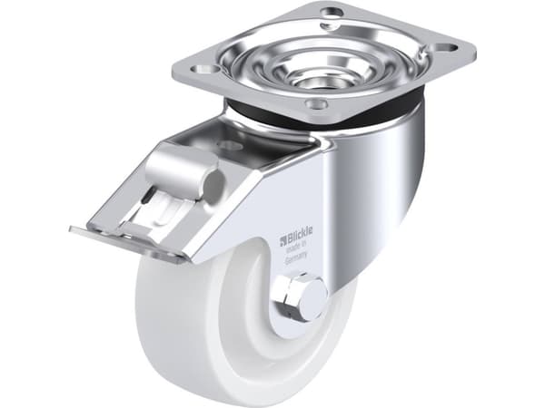 Styrehjul med bremse Blickle LK-SPO 100K-1-FI