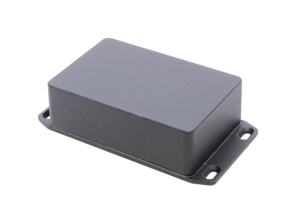 Hammond Electronics 1590WB3FLBK Universalkabinet 116 x 77 x 38 Trykstøbt aluminium Sort 1 stk