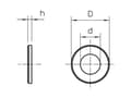 Miniatyrbilde 4 av 4: Mellemlægsskive 8.4 mm 20 mm Stål 100 stk OBO Bettermann 964 M8 G20 G 3403122