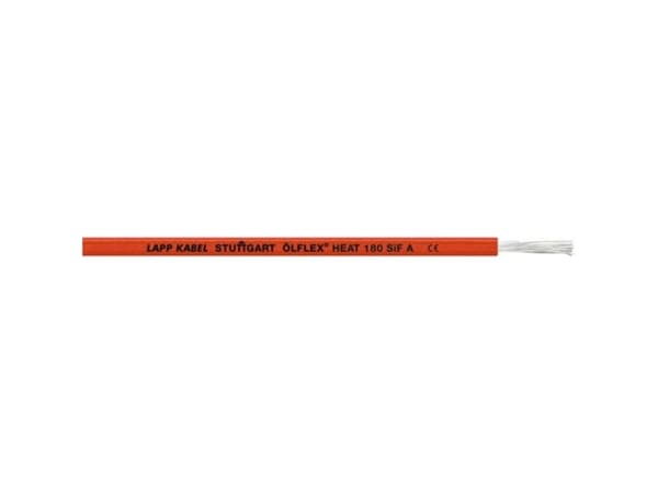 LAPP 1249704/100 Korkean lämpötilan johdin ÖLFLEX® HEAT 180 SiF A 1 x 1 mm² Keltainen 100 m