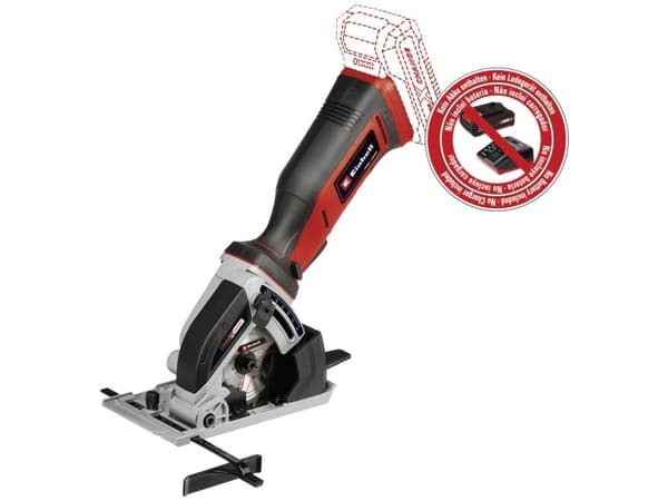 Einhell TE-CS 18/89 Li - Solo, Tre, Sort, Rød, 8,9 cm, 2500 RPM, Batteri, 18 V - SOLO