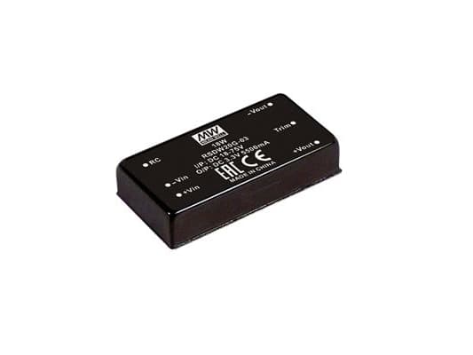 MEAN WELL RSDW20G-05, 18 - 75 V, 20 W, 5 V, 4 A, RoHS, 50,8 mm