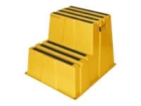 TWINCO TWIN 6700 - Säkerhetssteg - 2 steg - arbetshöjd: 0.5 m - högkonsistenspolyeten - gul