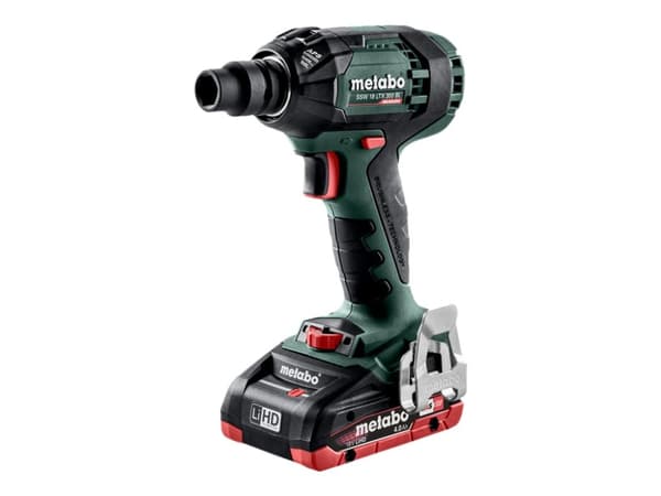Metabo SSW 18 LTX 300 BL - Støtskiftenøkkel - trådløs - 1/2" firkantdrev 12.7 mm - 300 N·m - 2 batterier - 18 V