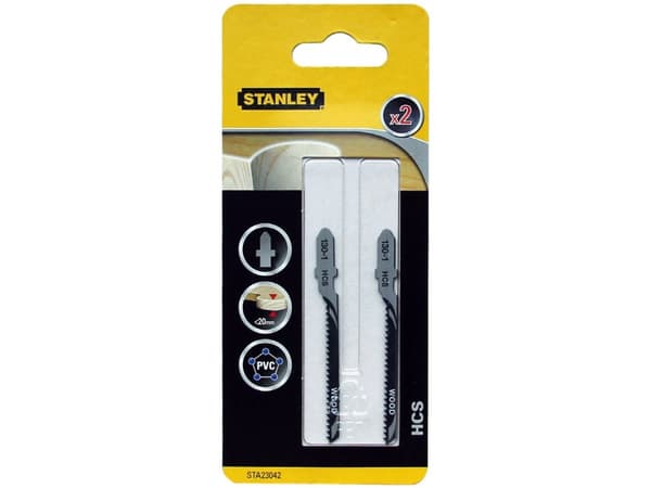 Stanley stikksagblad T 2 stk. for PVC-tre STA23042