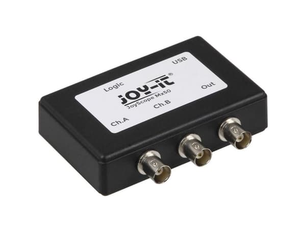 Joy-it JT-ScopeMega50 USB-oscilloskop 15 MHz 2-kanals, 16-kanals 8 Bit Digital hukommelse (DSO), Mixed-signal (MSO), Logic-analysator, Funktionsgener