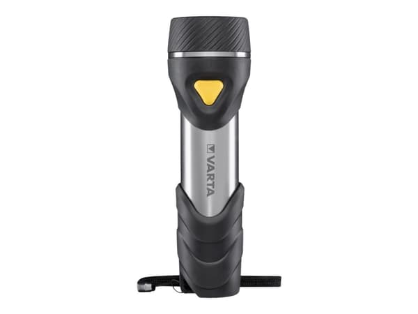 Varta Day Light Multi LED F30, Käsikokoinen taskulamppu, Musta, Hopea, Keltainen, ABS-synteettinen, Alumiini, Kumi, LED, 14 lamppua, 70 lm musta, Hopea, Keltainen
