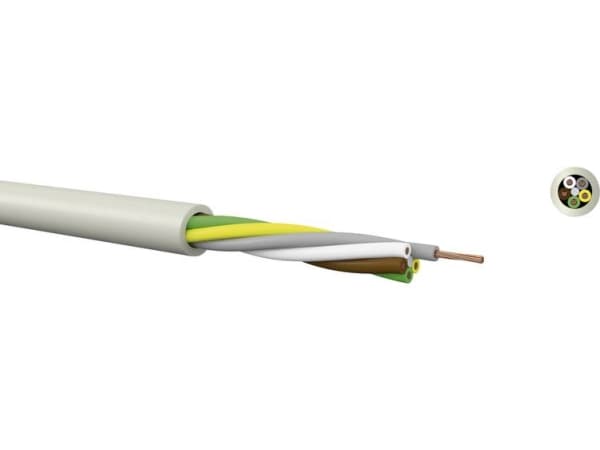 Kabeltronik LiYY Styreledning 2 x 0.25 mm² Grå 010202500 100 m