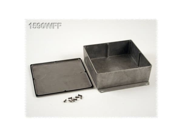 Hammond Electronics 1590WFF Universal-kaappi 187,5 x 187,5 x 67 Alumiini Luonnollinen 1 kpl