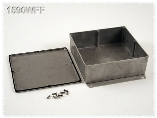 Hammond Electronics 1590WFF Universal-kaappi 187,5 x 187,5 x 67 Alumiini Luonnollinen 1 kpl