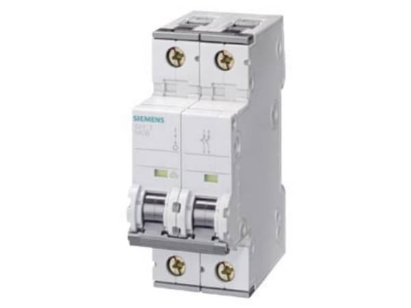 Siemens 5SY65027 5SY6502-7 Ledningssikkerhedsafbryder 2 A 230 V, 400 V