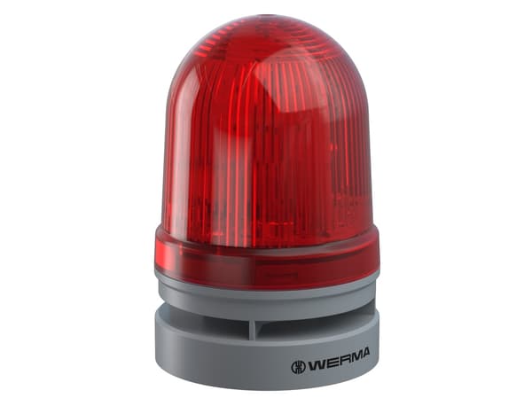 Werma 461.110.70, Punainen, 50000 h, Polykarbonaatti (PC), -30 - 60 °C, IP66, 12 V