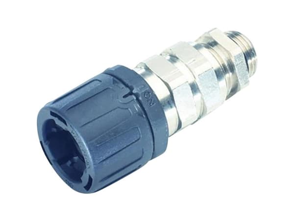 Lapp SILVYN 55507135, Svart, Förnicklad mässing, Polyamid, Metrisk, M20x1.5/2, 7 - 12,5 mm, 1,2 cm