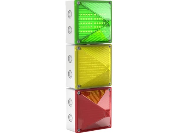 Pfannenberg Signallys QUADRO-LED-TL RD YE GN LV 24 V/DC