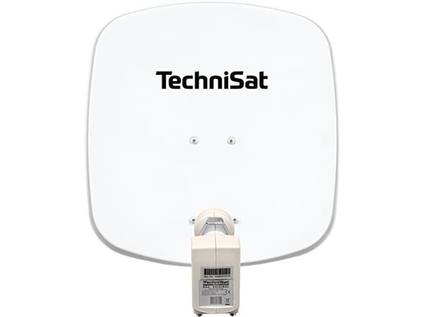 TechniSat DigiDish 45 - Antenn - parabolantenn - satellit - dubbel LNB - utomhus, kan monteras på vägg