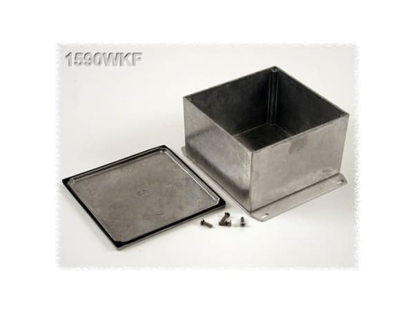 Hammond Electronics 1590WKF Yleiskaappi 125 x 125 x 79 Alumiini Luonnonväri 1 kpl 1 kpl