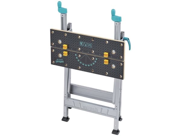 wolfcraft GmbH MASTER 200, Sahapukkipöytä, MDF-levy, Alumiini, Musta, 180 kg, 14,5 cm, 36,5 cm