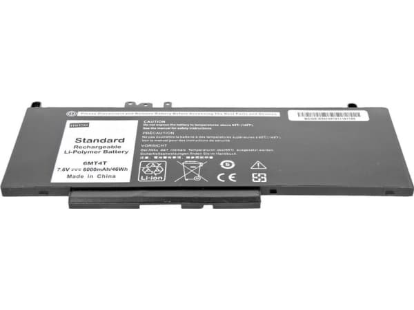 Mitsu Battery Battery for Dell Latitude E5470, E5570 - 7.6V (6000 mAh, 46 Wh) -BC/DE-E5470