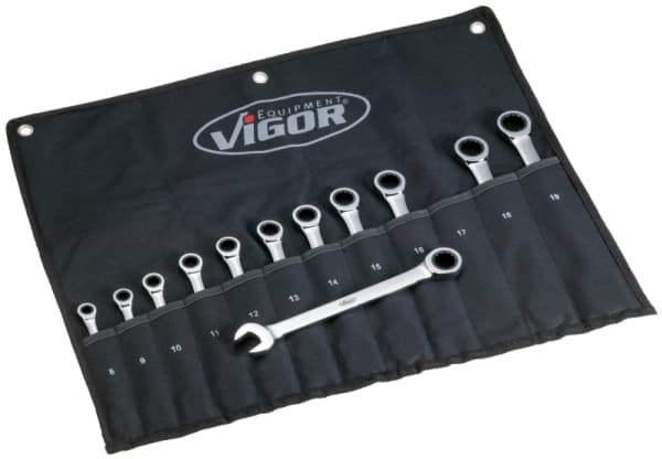 Vigor V1031, 8,9,10,11,12,13,14,15,16,17,18,19 mm, Kromi, Kromi