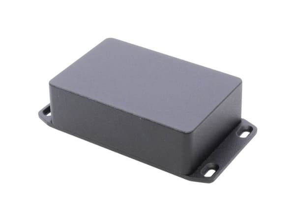 Hammond Electronics 1590B3FLBK Yleiskaappi 116 x 77 x 38 Valettu alumiini Musta 1 kpl