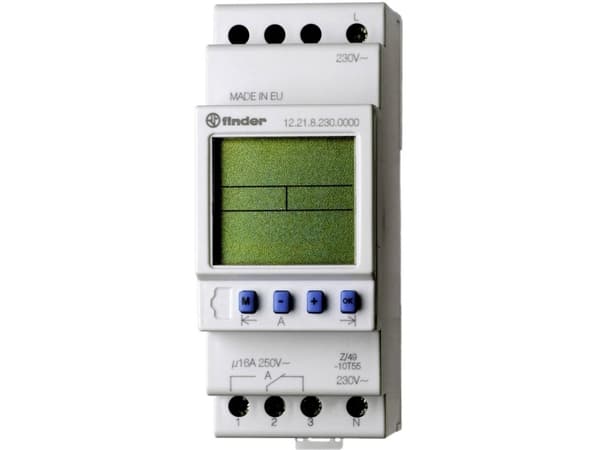 Finder 12.22.8.230.0000, Grå, 16 A, -30 - 55 ° C, CE, 24 - 24 V